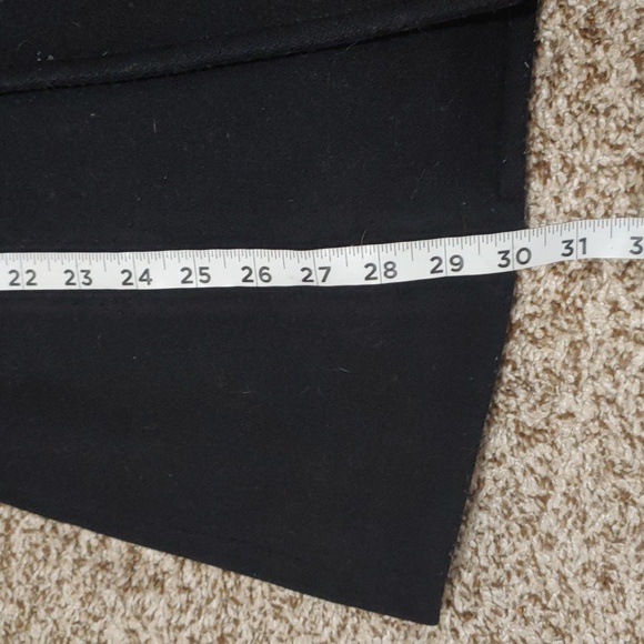 J. Crew Black Women's Black Wool Peacoat Thinsulate Insulation Size M - Picture 6 of 8